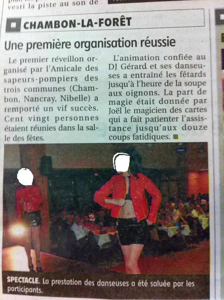 Amicale des sapeurs Pompiers 31.12.2013