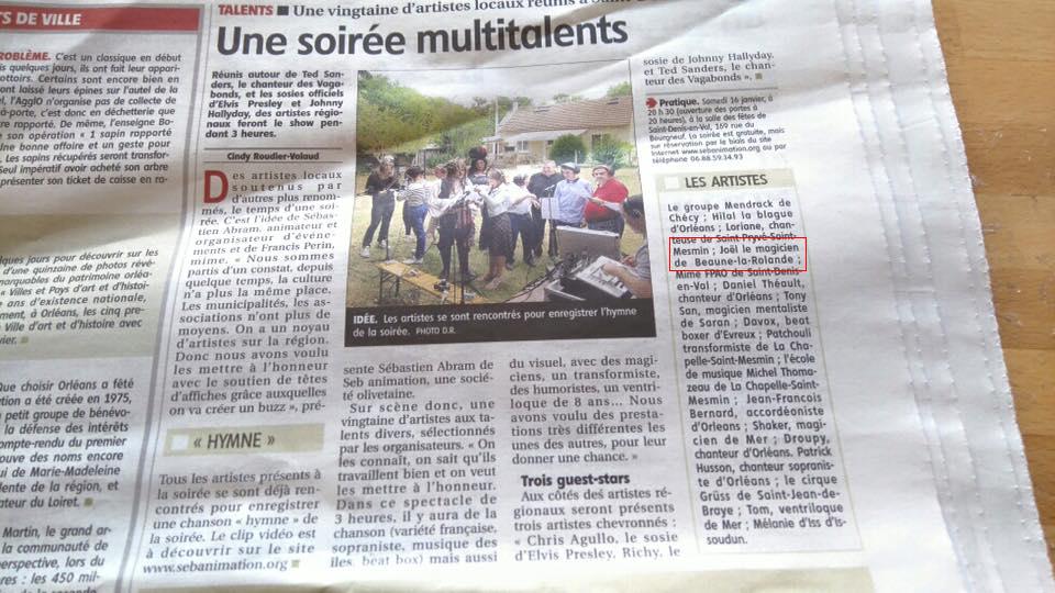 Merci à la presse locale